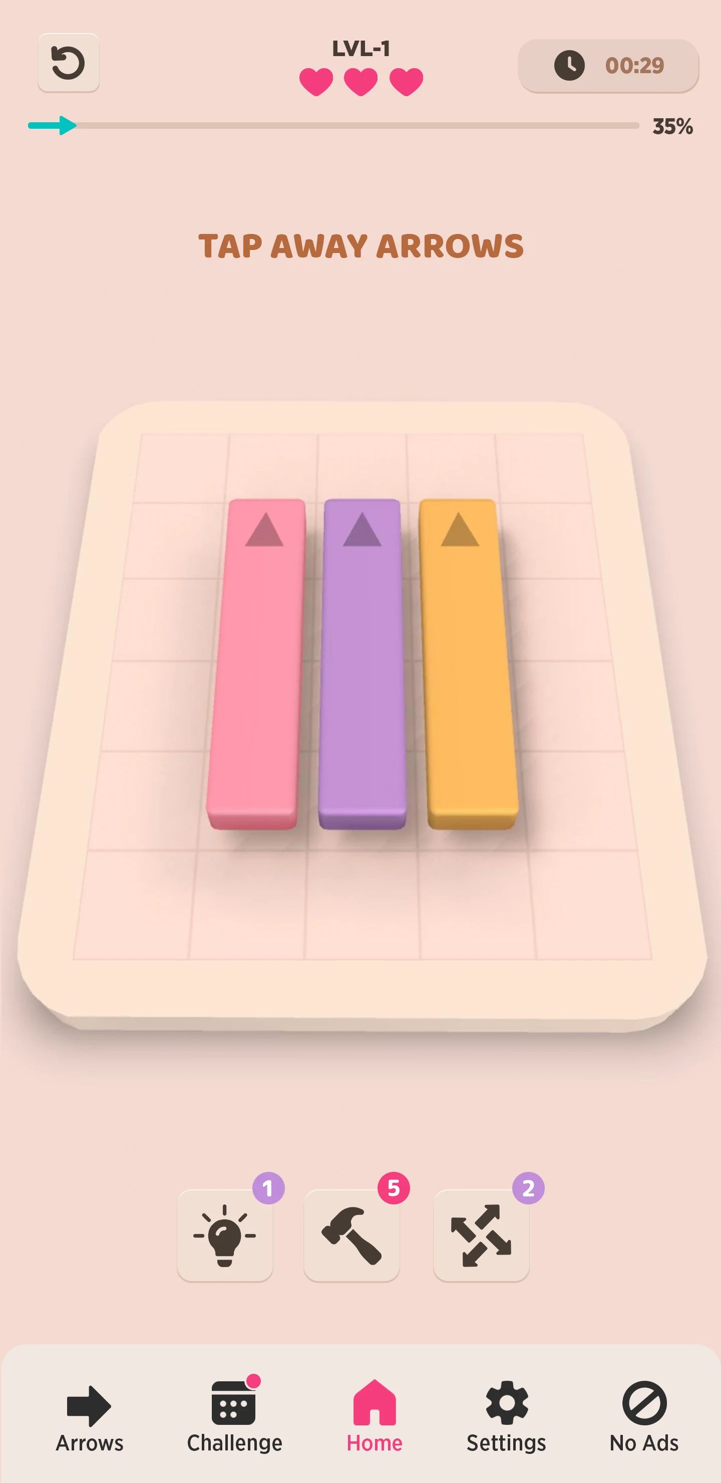 Easy Tap: 3D Arrow Puzzle Game screenshot