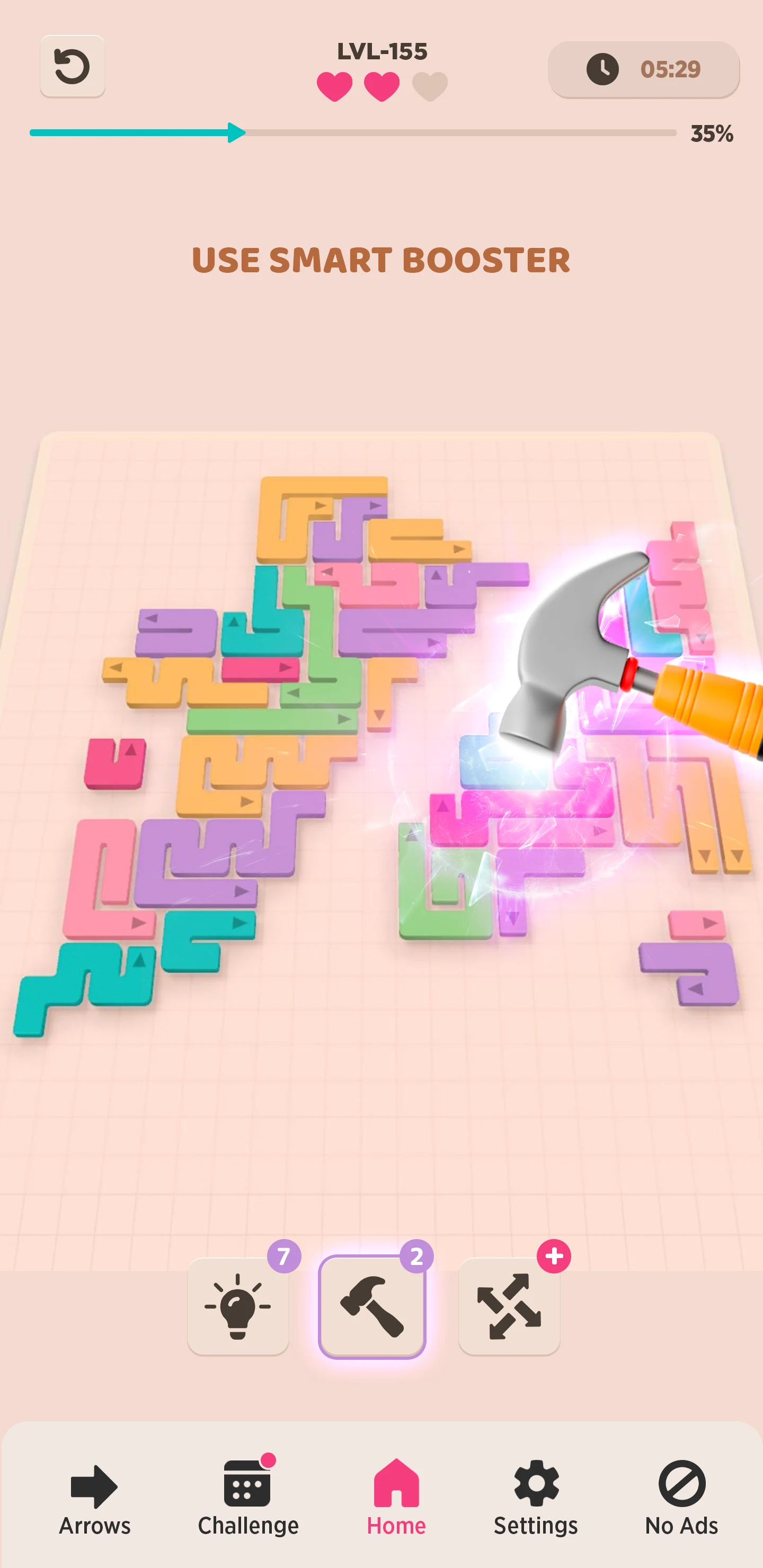 Easy Tap: 3D Arrow Puzzle Game screenshot